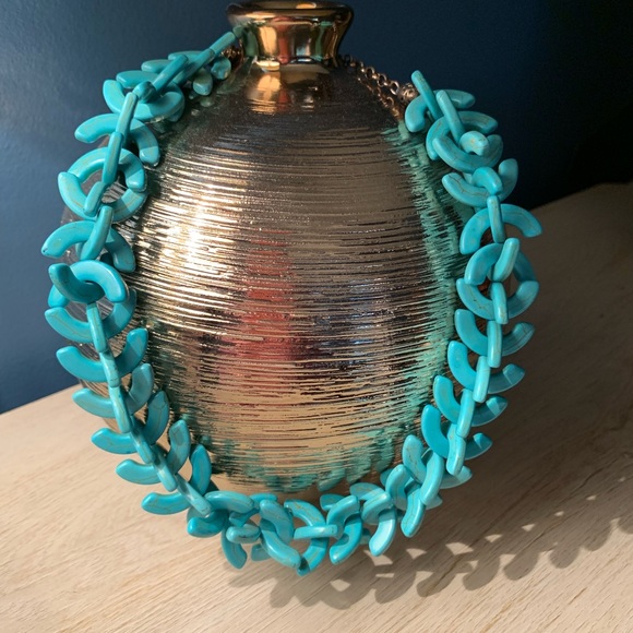 💫Custom Made, Chunky Turquoise Statement Necklace - Picture 1 of 4